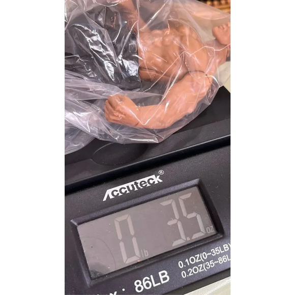 Vintage Jakks Pacific 1999 Titan Tron Live The Rock WWF Wrestling Action Figure - Picture 7 of 8